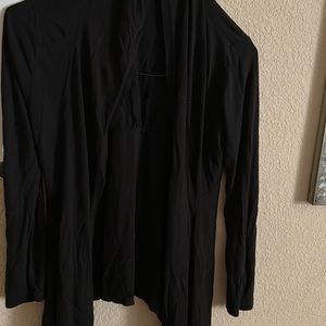 Black lightweight cardigan, size small